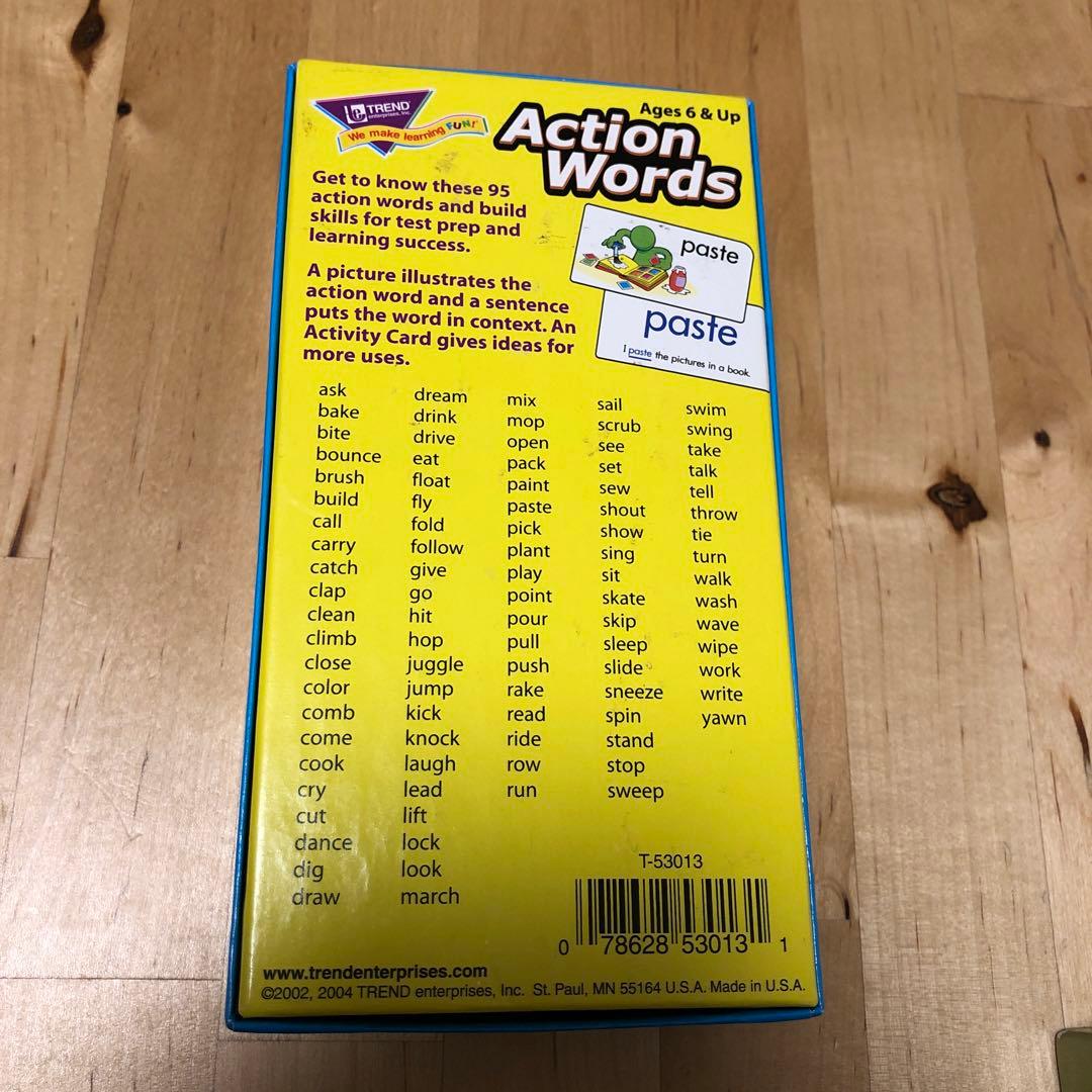 Brain Quest セット➕Action Words cards（新品）