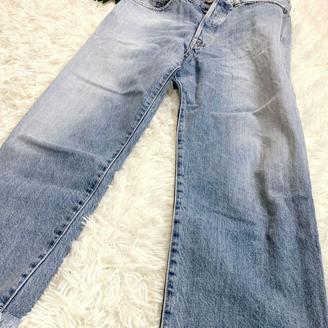 【美品】ドゥーズィエムクラス　ゴールデングース　TEXAS デニム　カットオフ
