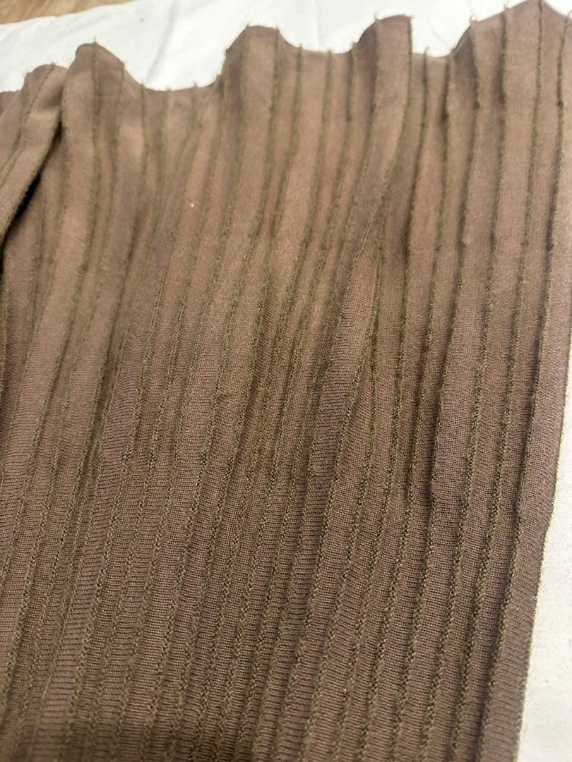 週末限定SALE☆MM6 Maison Margielaブラウンニットスカート
