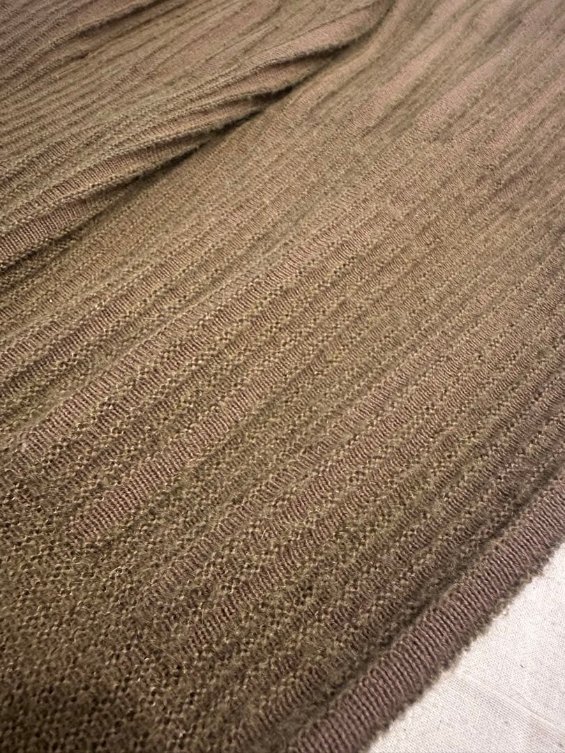 週末限定SALE☆MM6 Maison Margielaブラウンニットスカート