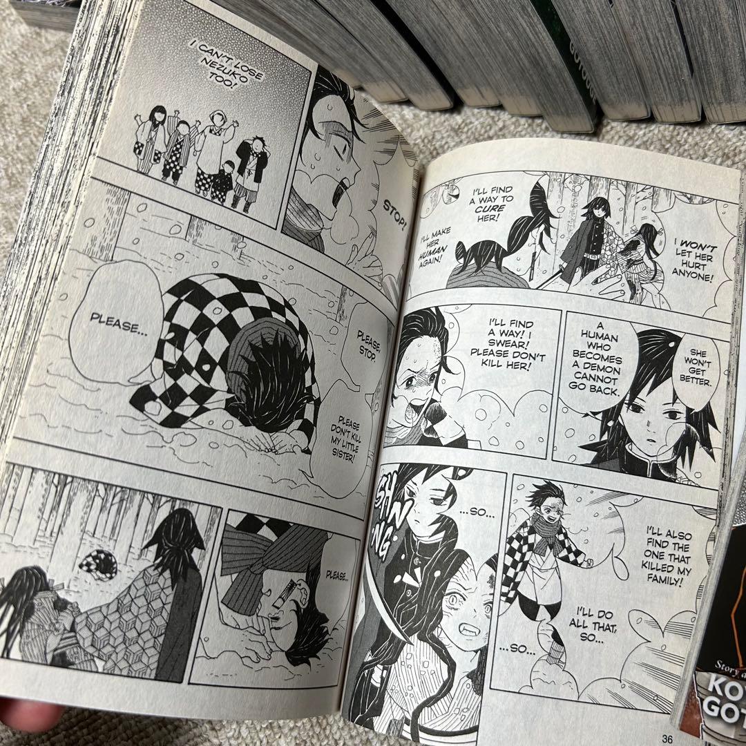 【最終値下げ】鬼滅の刃　英語コミック1〜15巻※11巻なし　洋書
