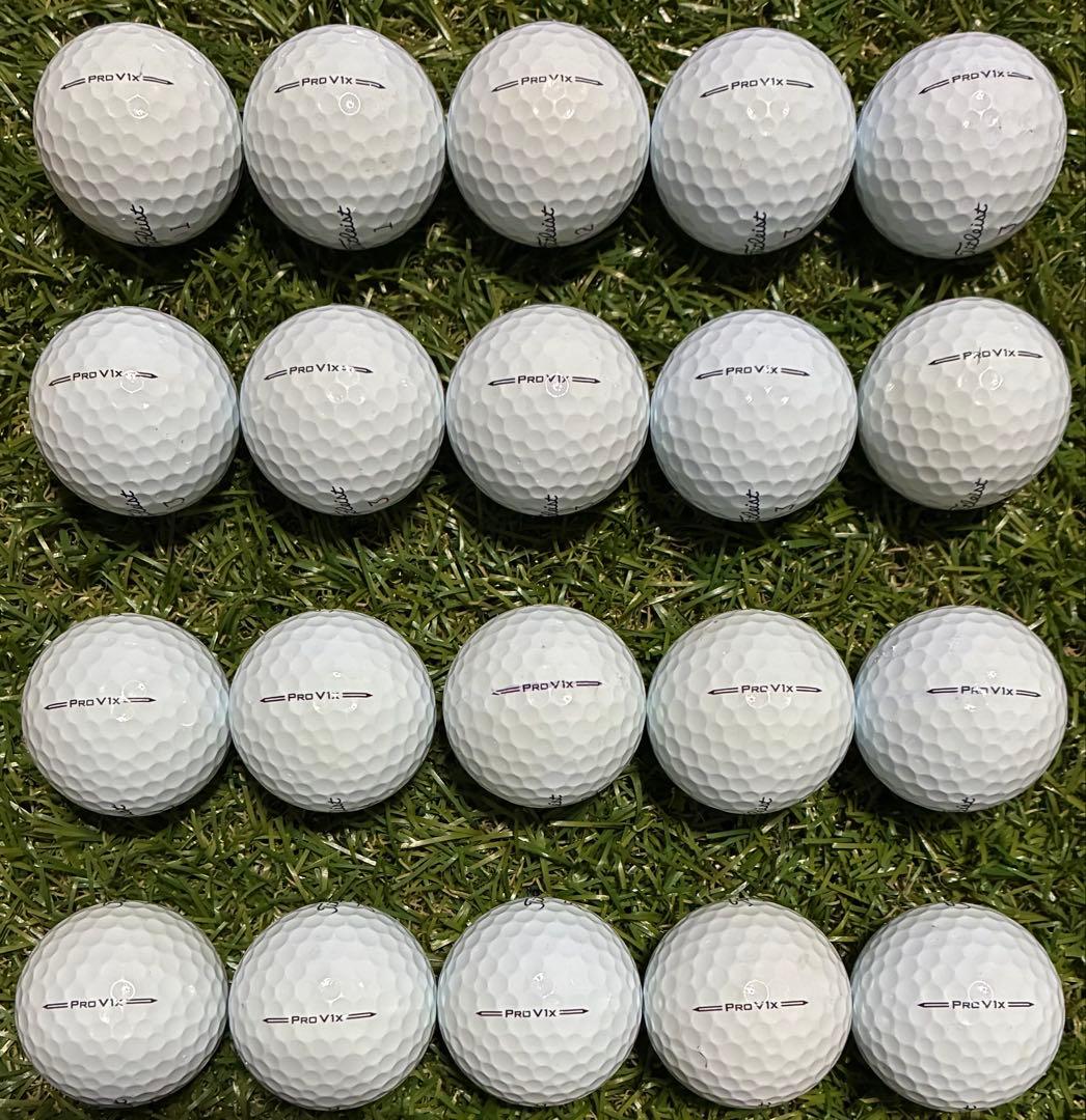 597★S・Aランク★タイトリスト ProV1x ホワイト 20球