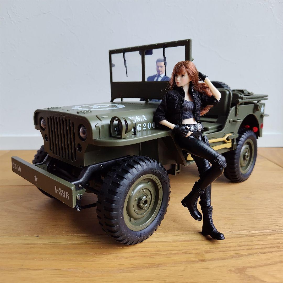 【新品未使用品】JEEP Military 1/10 RTR ジープ