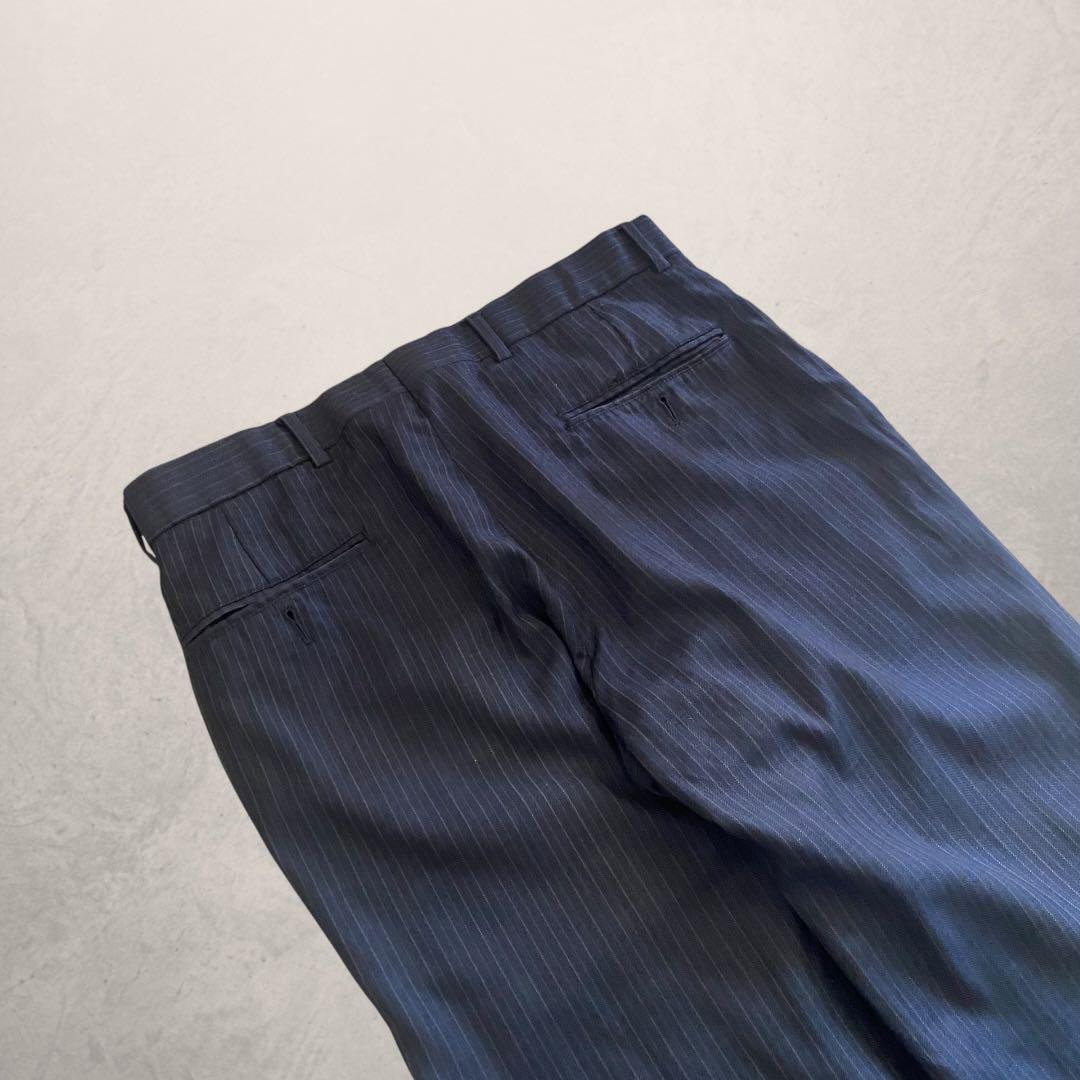 c-boy style 90sレトロ総柄ニット brooksストライプPT M