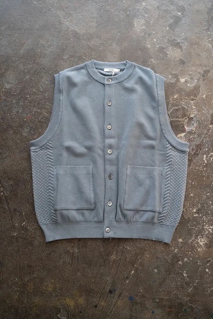 トップス YASHIKI Kusamoe Vest(PALE BLUE)