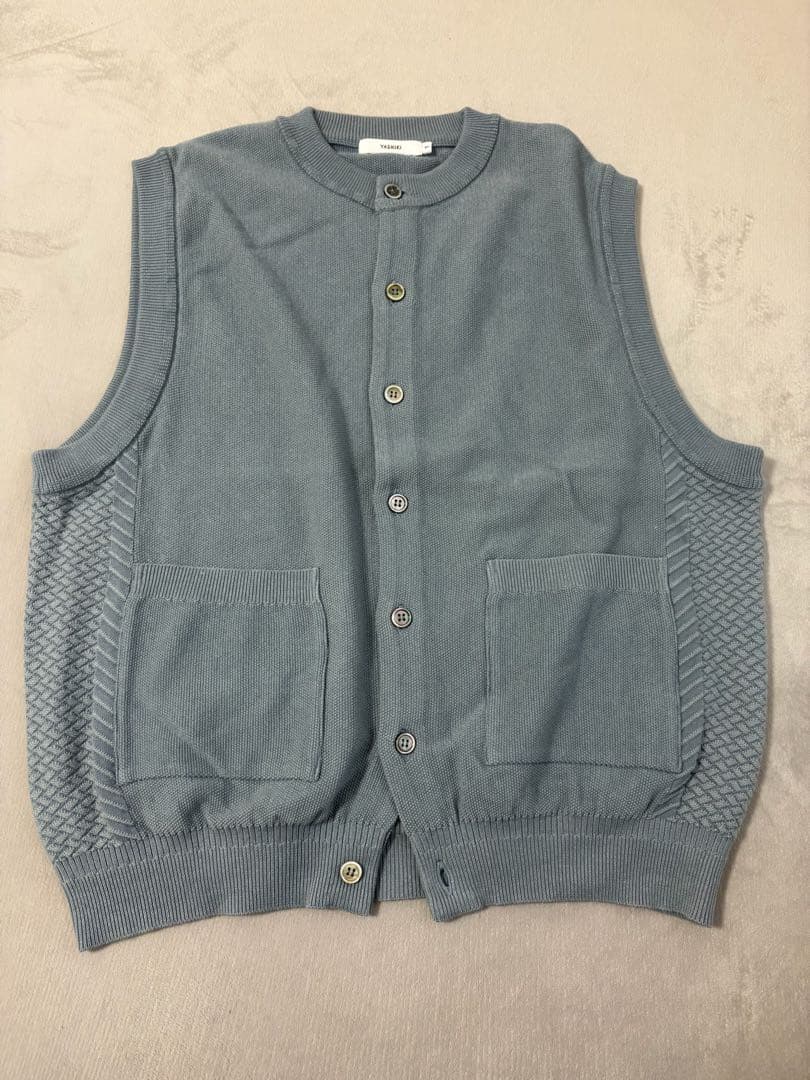 トップス YASHIKI Kusamoe Vest(PALE BLUE)