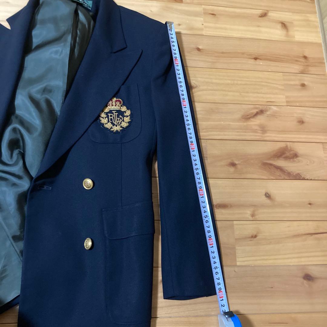 LAUREN RALPH LAUREN tailored jacket 紺ブレ
