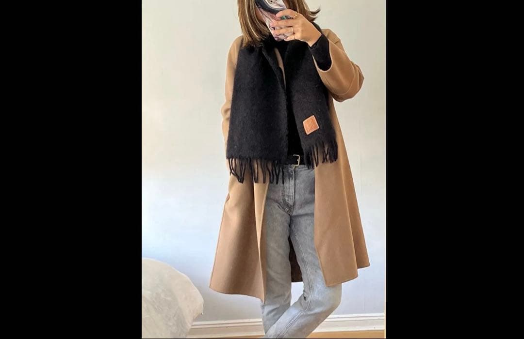 LOEWE ロエベ ウール モヘア マフラー スカーフ