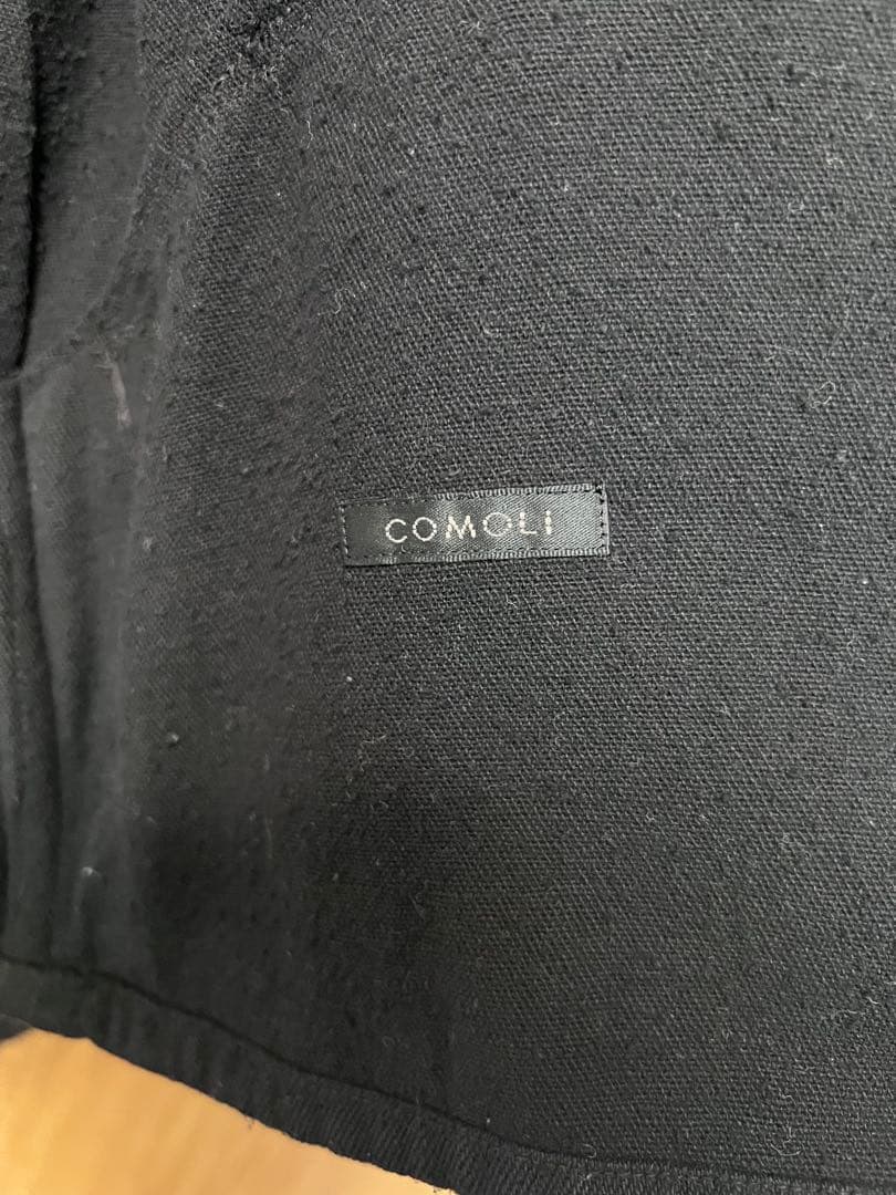 comoli 25ss シルクネップジップショートジャケット　サイズ2
