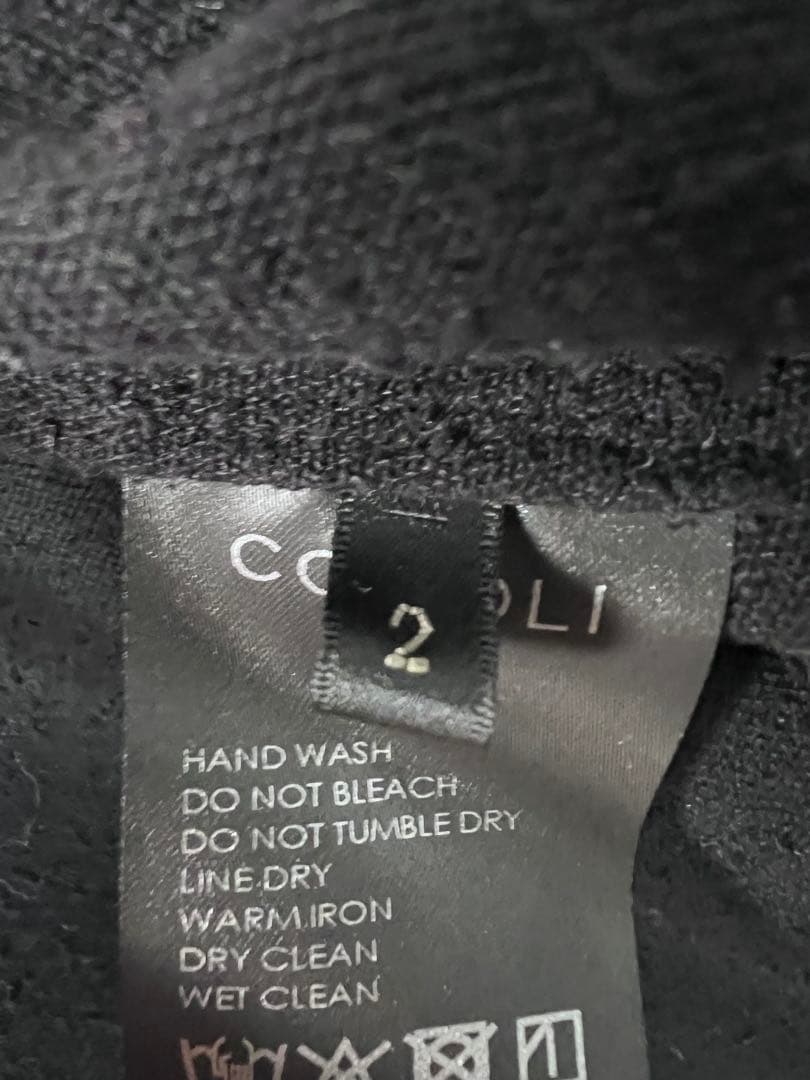 comoli 25ss シルクネップジップショートジャケット　サイズ2