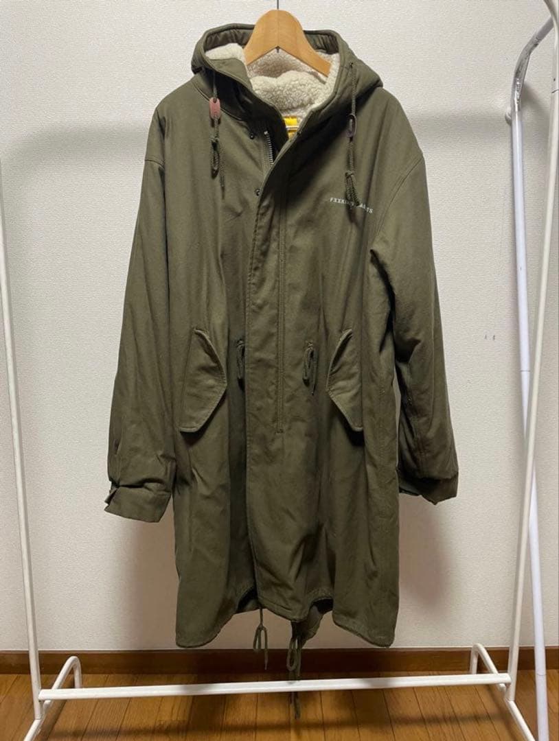 FR2 NO PHOTOS 裏ボアモッズコート カーキ　XL 美品　冬用アウター