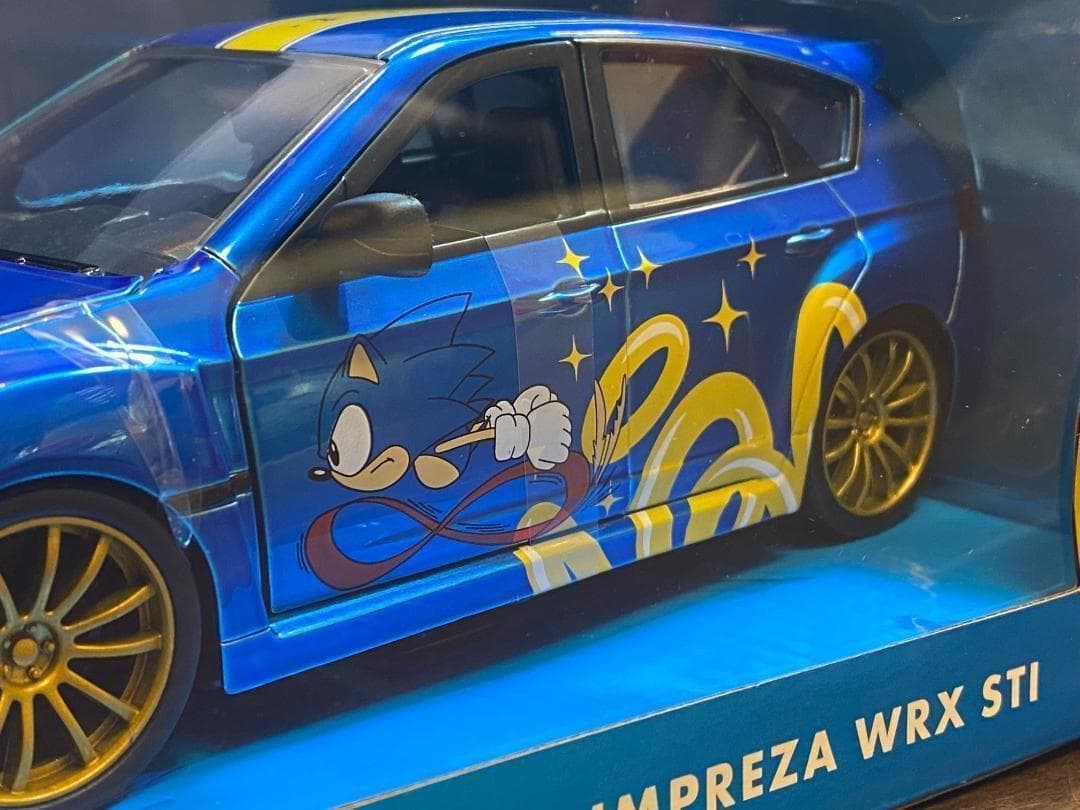 ソニック・ザ・ヘッジホッグ ミニカー スバル インプレッサ WRX STI
