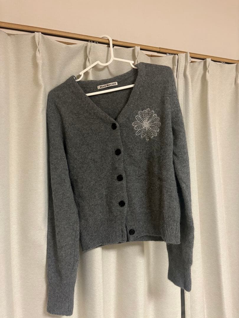 Mardi Mercred グレー カーディガン