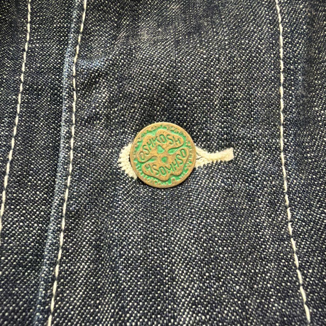 オシュコシュ　OSHKOSH Bgosh デニムカバーオール コーデュロイ