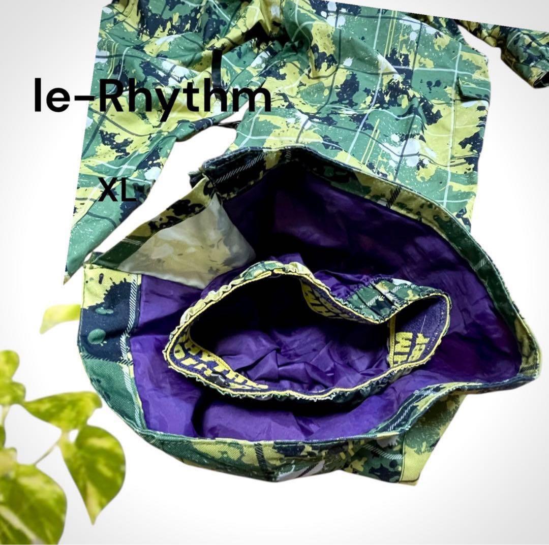 le-Rhythm 迷彩柄 スノーボードウェア オシャレ防寒つなぎ　XL(LL)