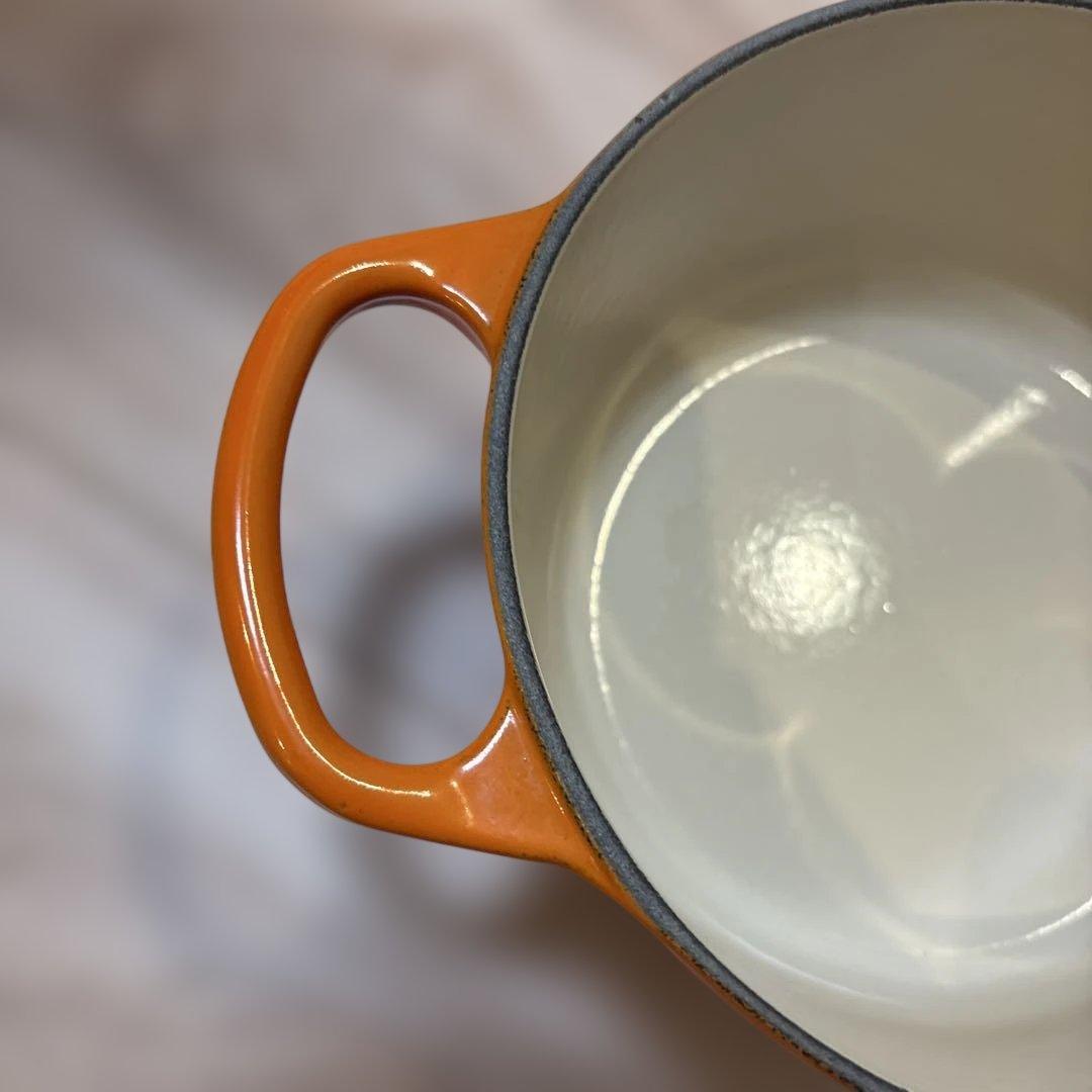 LE CREUSET オレンジ 16cm 両手鍋