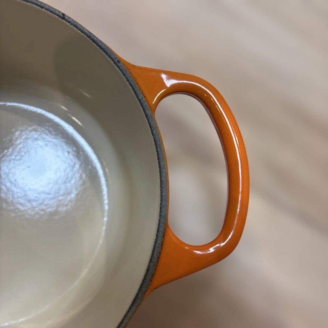 LE CREUSET オレンジ 16cm 両手鍋