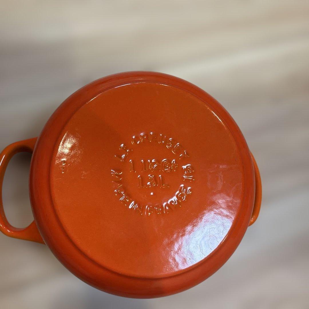LE CREUSET オレンジ 16cm 両手鍋