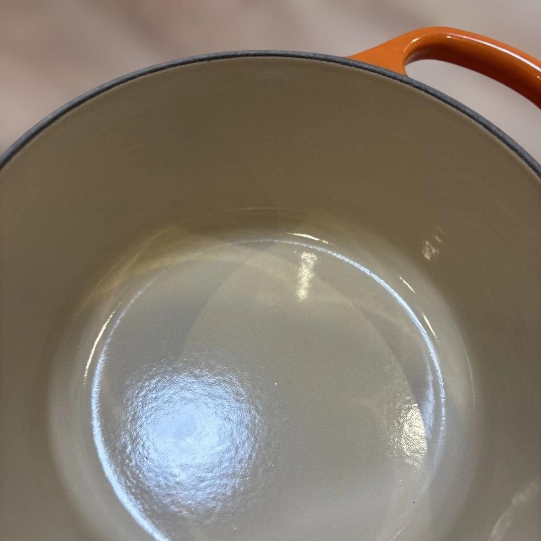 LE CREUSET オレンジ 16cm 両手鍋