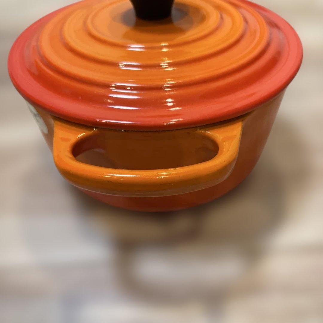 LE CREUSET オレンジ 16cm 両手鍋