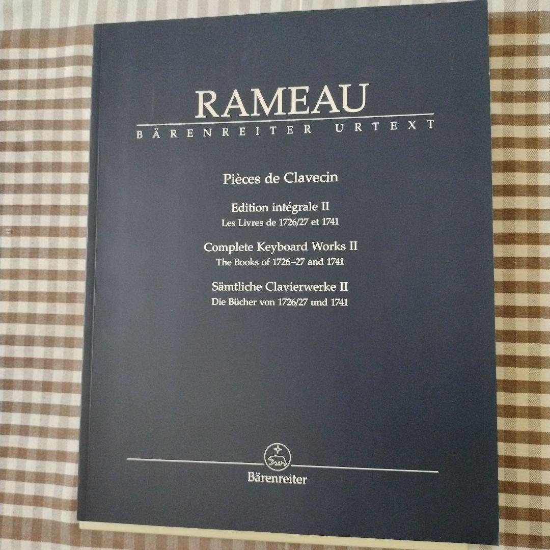 楽譜　ピアノ　RAMEAU