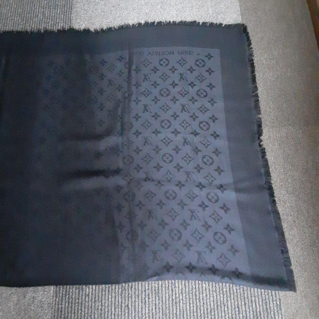 Louis Vuitton ブラック ストール 大判