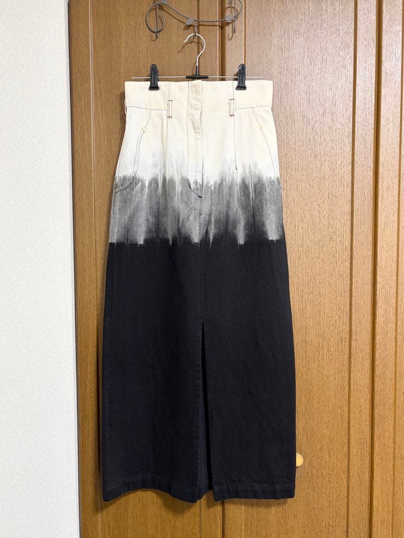 スカート Mame Kurogouchi Gradient Dye Denim Skirt