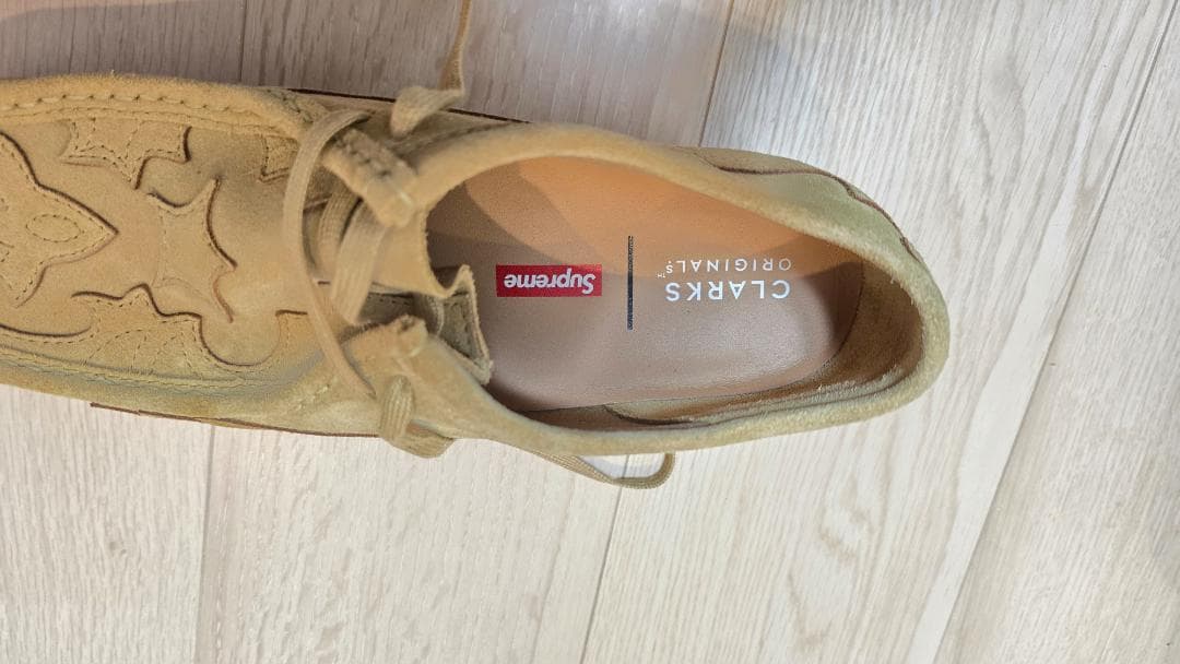 靴 2023ss Supreme Clarks Originals Wallabee
