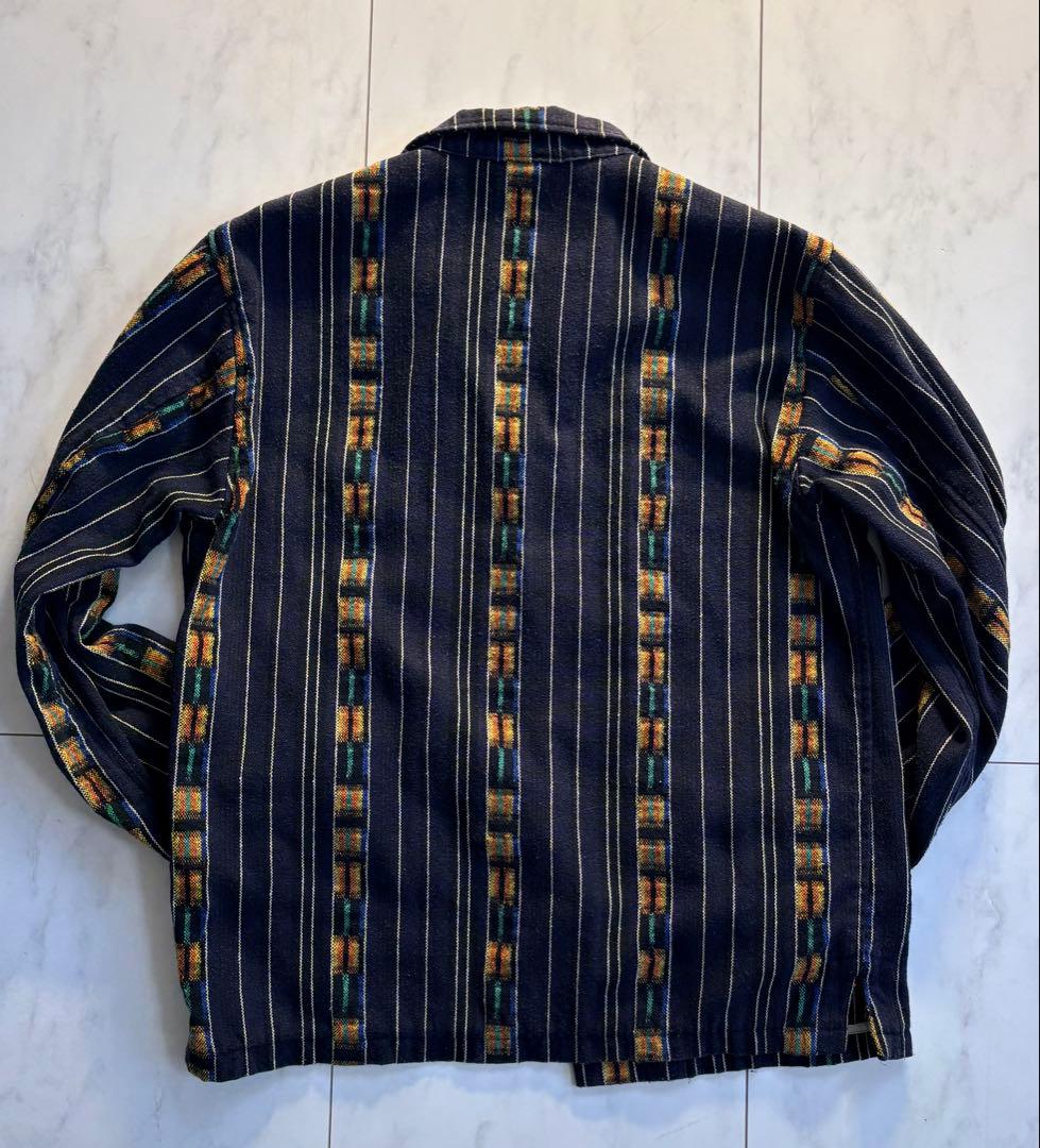極美品 テンダーロイン グアテマラ T-GTM JKT ネイビー ネイティブ M