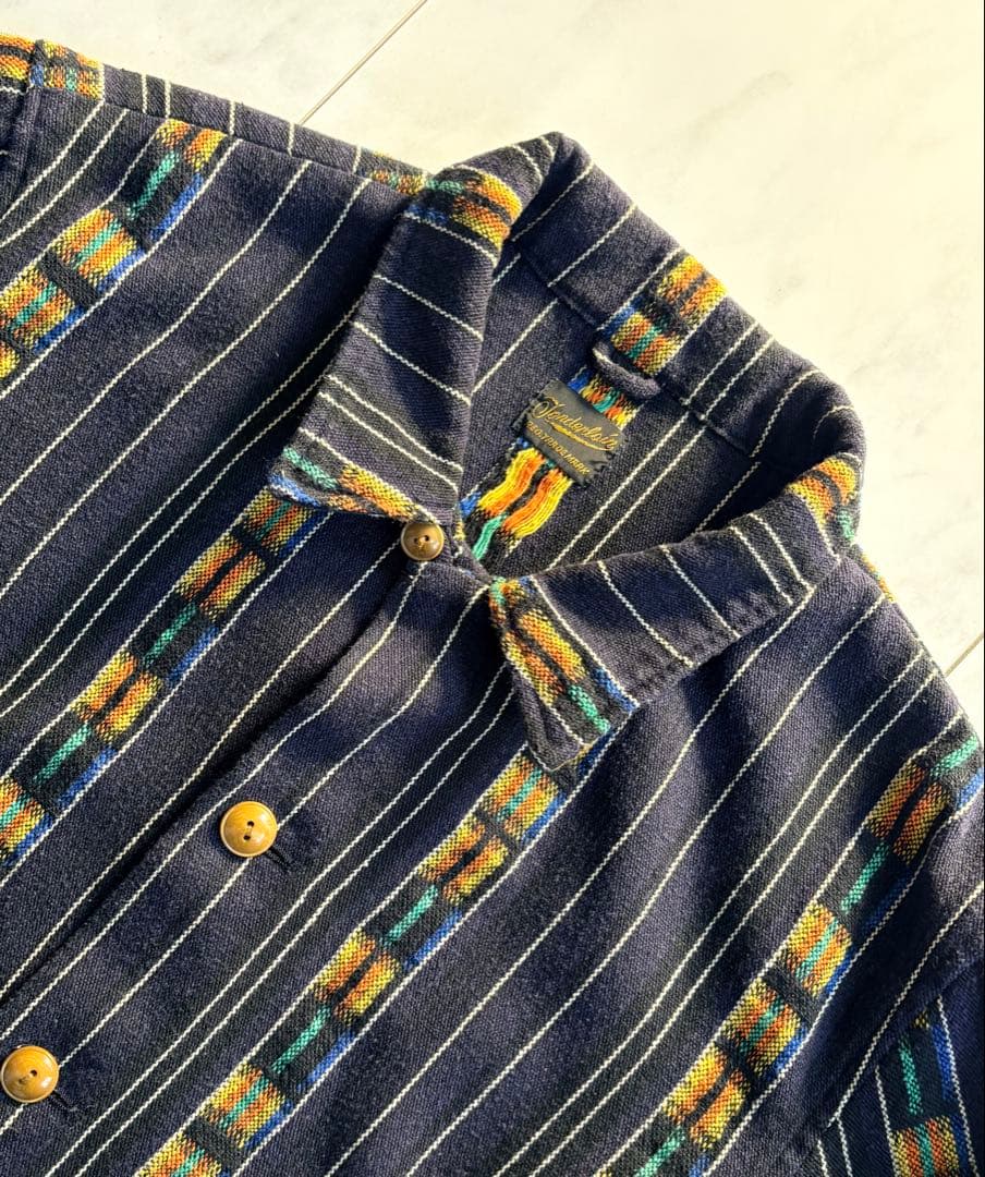 極美品 テンダーロイン グアテマラ T-GTM JKT ネイビー ネイティブ M