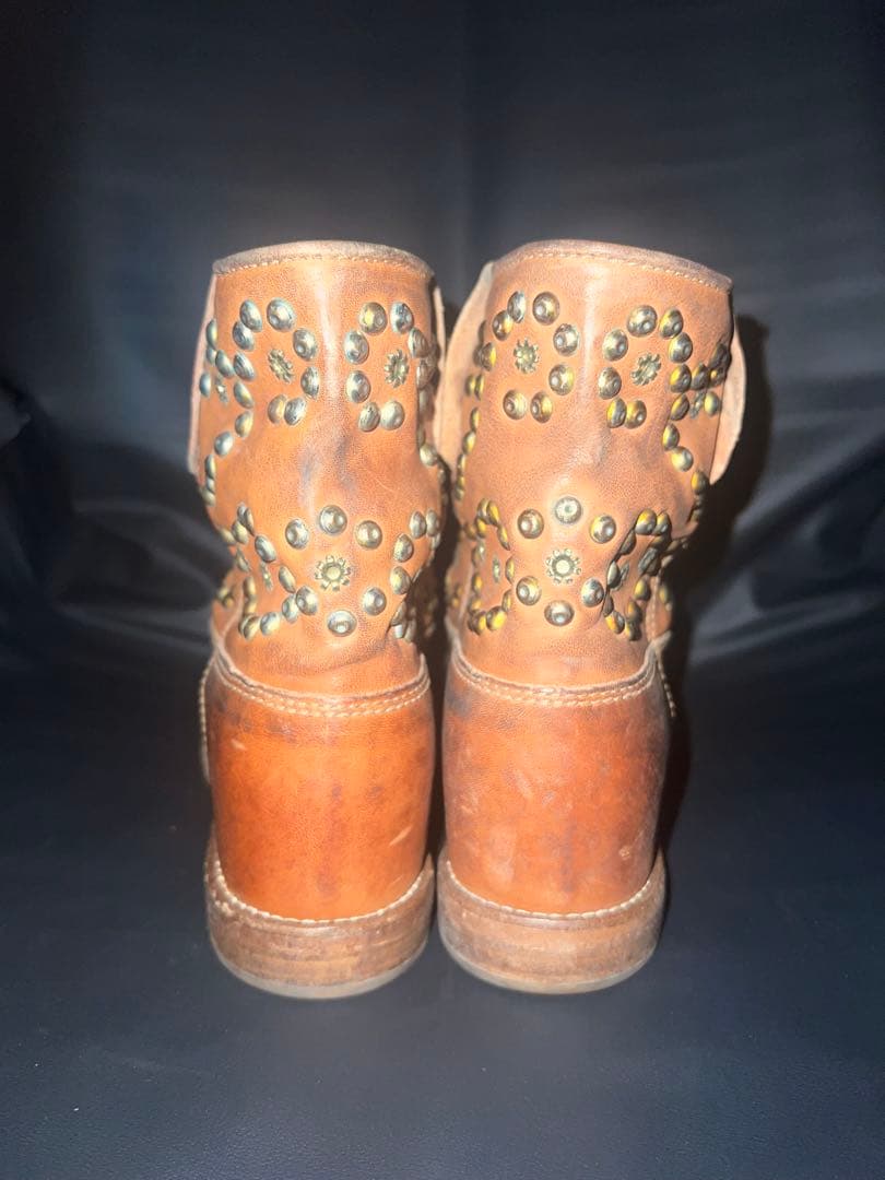 Rare ISABEL MARANT スタッズ ウエスタンショートブーツ 37