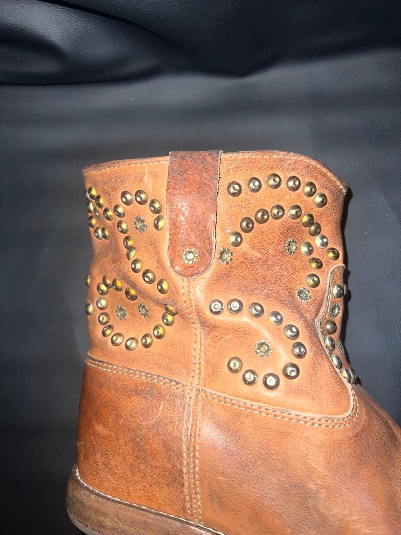 Rare ISABEL MARANT スタッズ ウエスタンショートブーツ 37