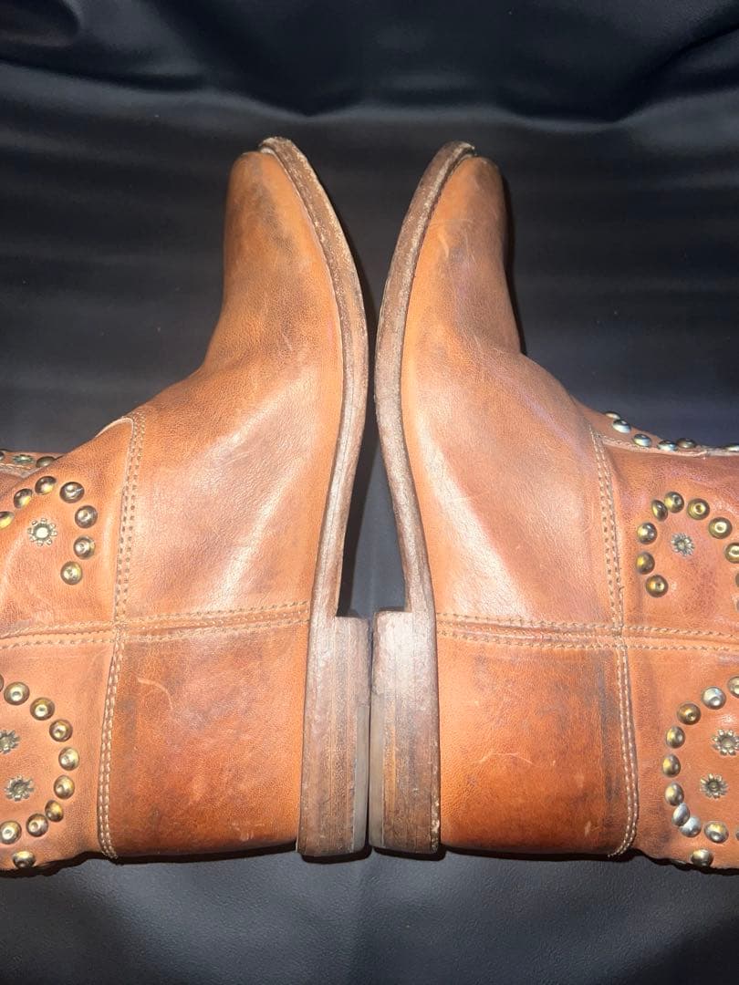 Rare ISABEL MARANT スタッズ ウエスタンショートブーツ 37