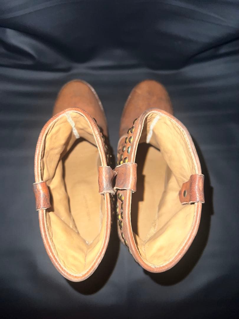Rare ISABEL MARANT スタッズ ウエスタンショートブーツ 37