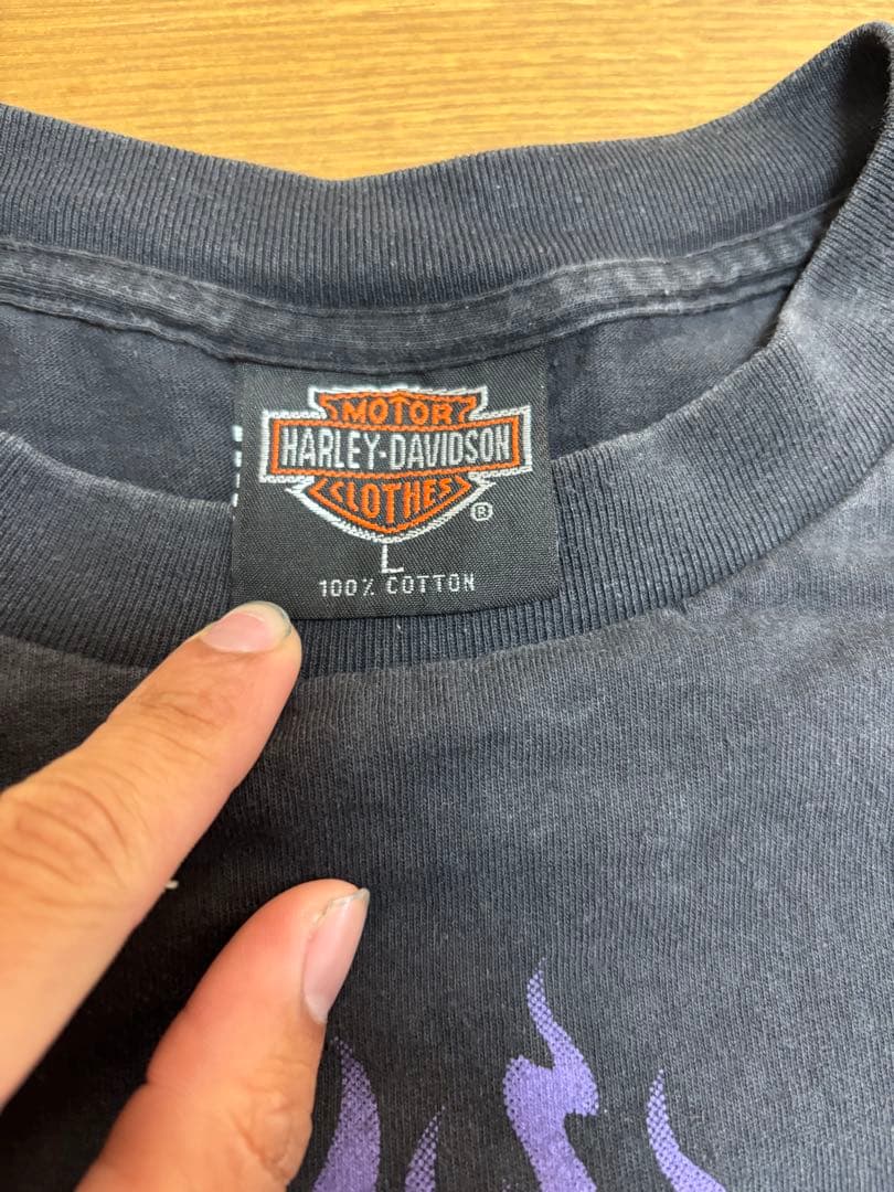 Harley-Davidson 長袖Tシャツ ファイヤー フレイム