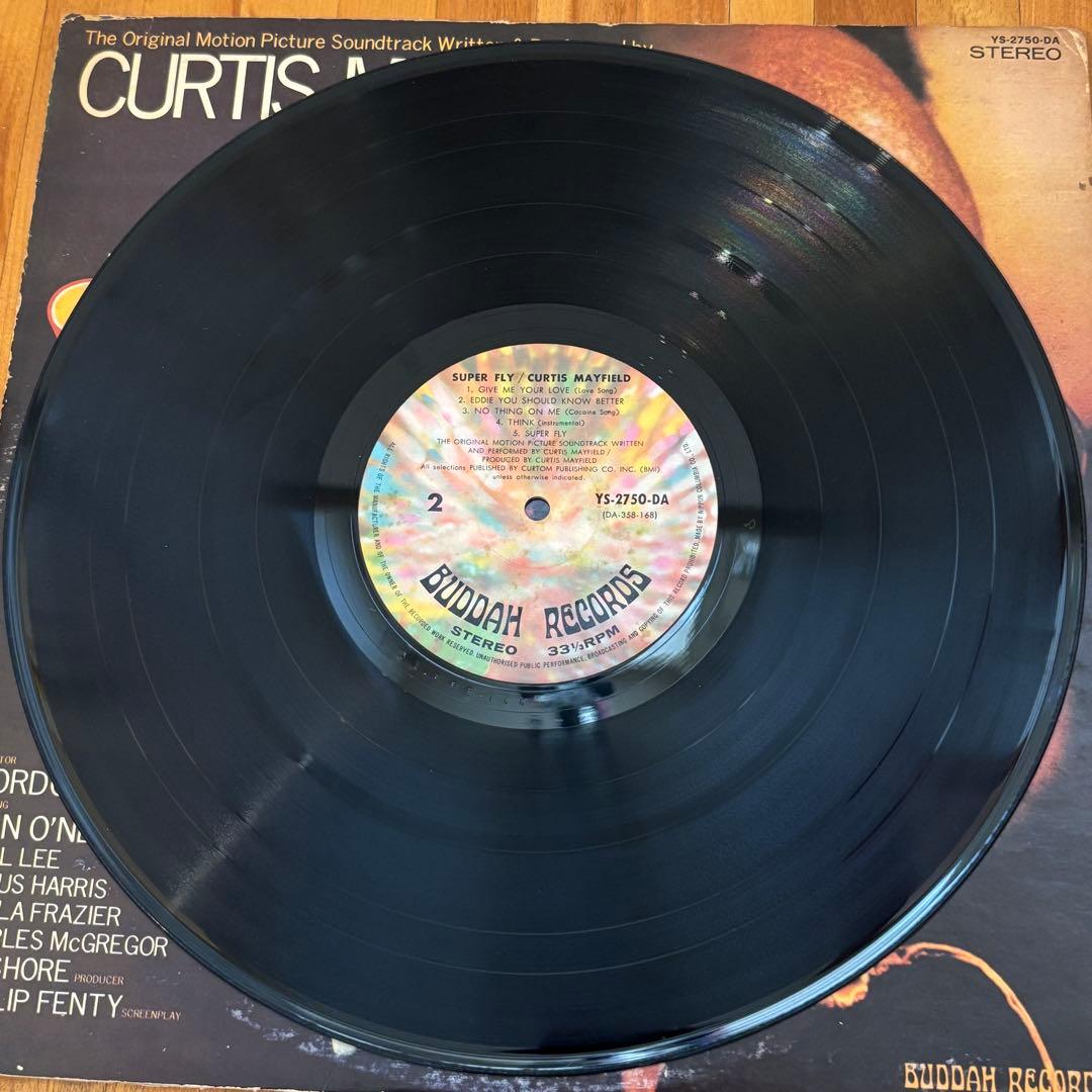 レコードCurtis Mayfield Superfly ソウル レアグルーヴ