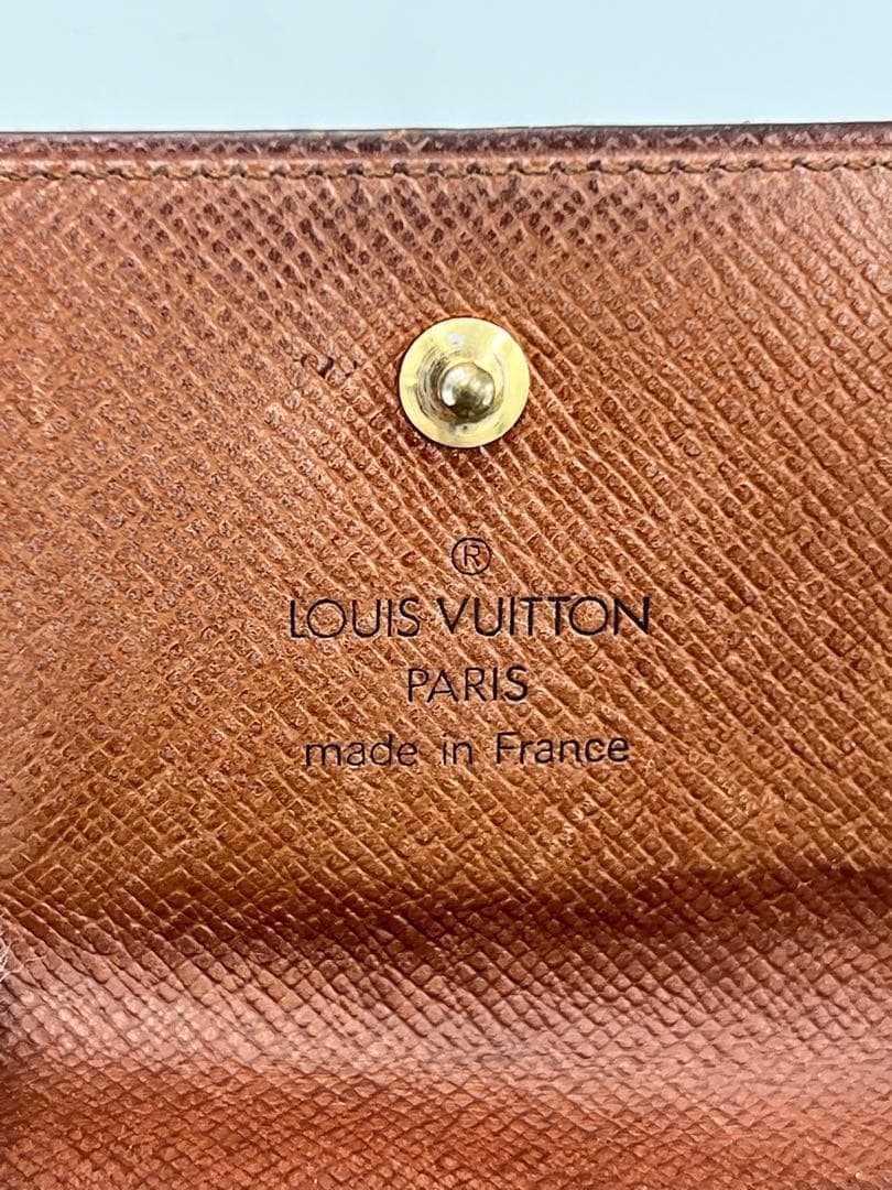 LOUIS VUITTONモノグラムポルトモネビエ カルトクレディ Wホック財布