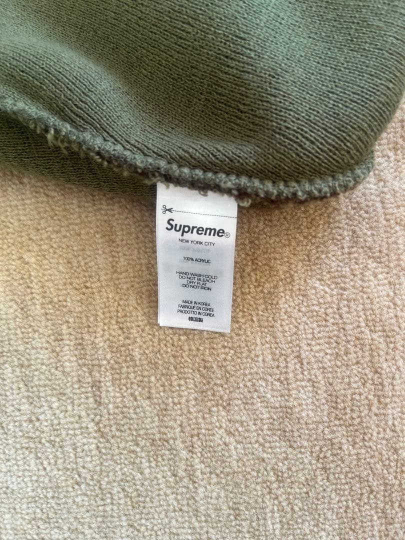 Supreme Arabic Logo Beanie オリーブ ニット帽 正規品
