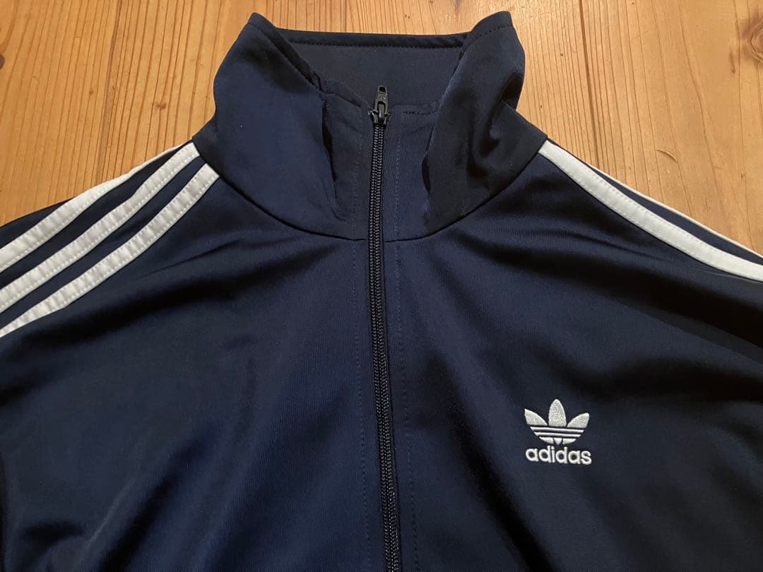adidas ネイビー ジャージ Lサイズ