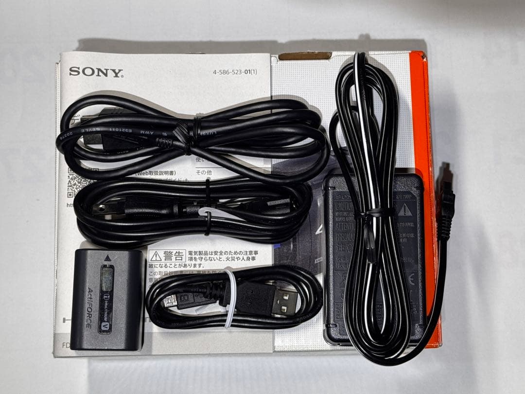 SONY 4K ビデオFDR-AX55 予備バッテリー、アクセサリー付き
