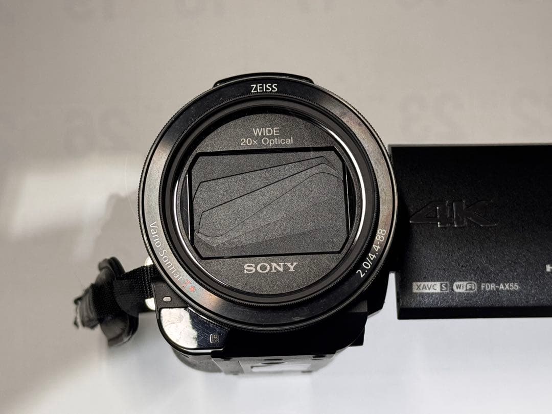 SONY 4K ビデオFDR-AX55 予備バッテリー、アクセサリー付き