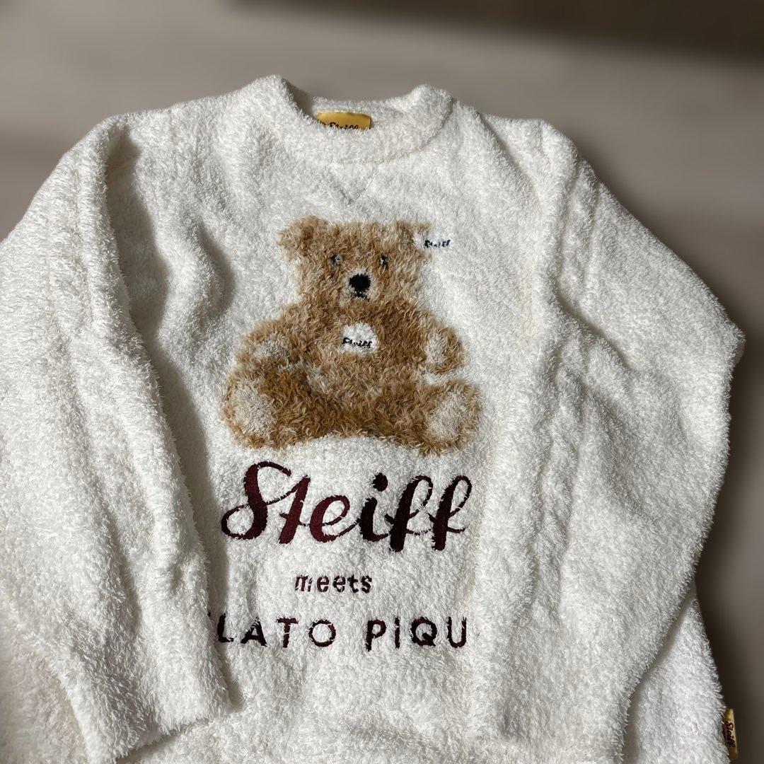 ジェラートピケ Steiff ルームウェア　テディベア