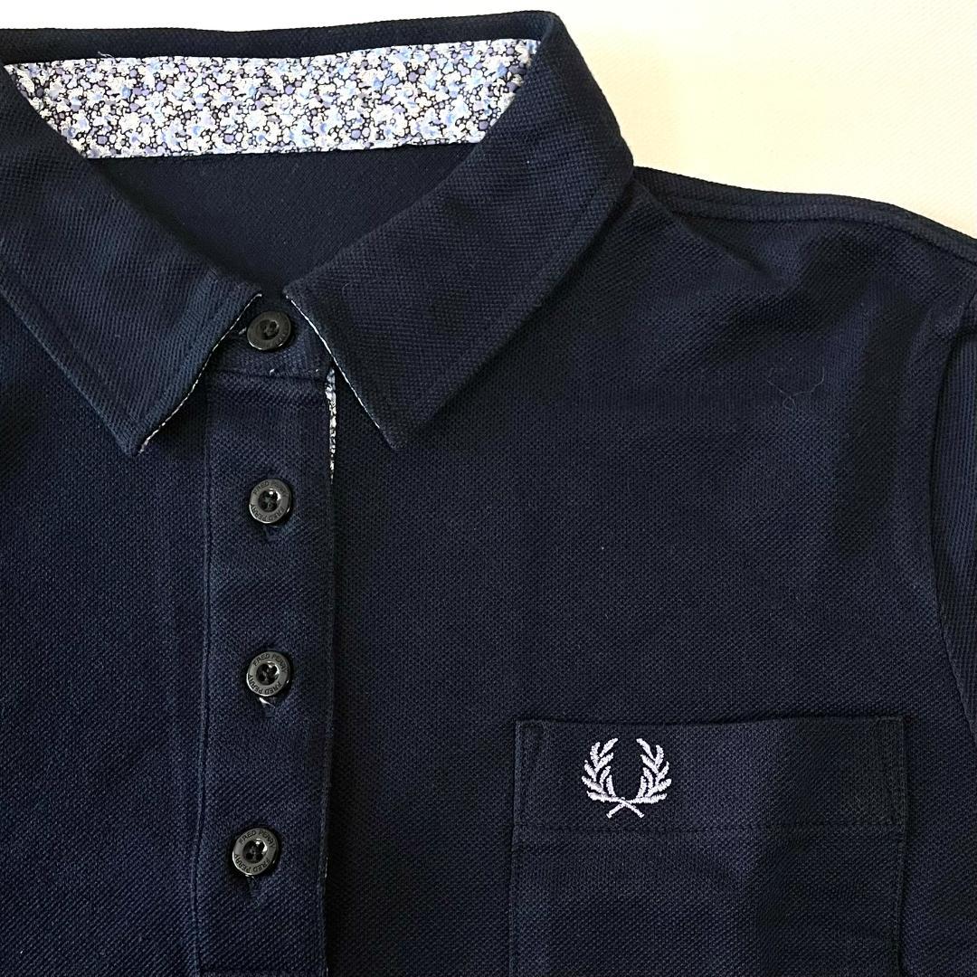 FRED PERRY フレッドペリー レディース ポロシャツ ネイビーブルー