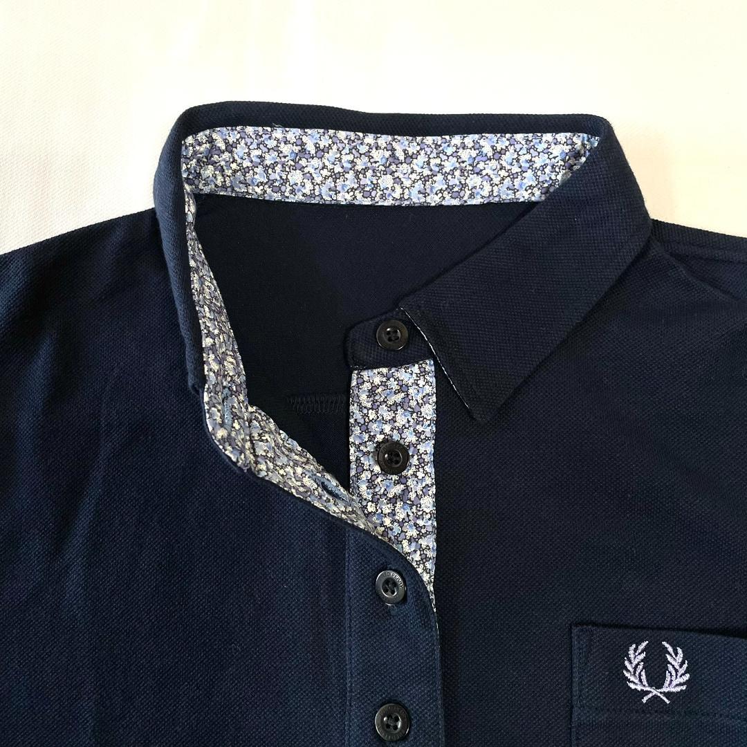 FRED PERRY フレッドペリー レディース ポロシャツ ネイビーブルー