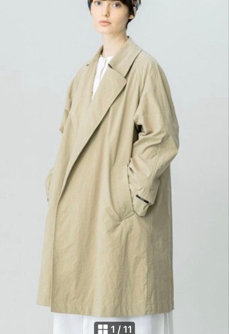 値下げ!ORCIVAL bshop別注ナイロンOXコート WOMENベージュ