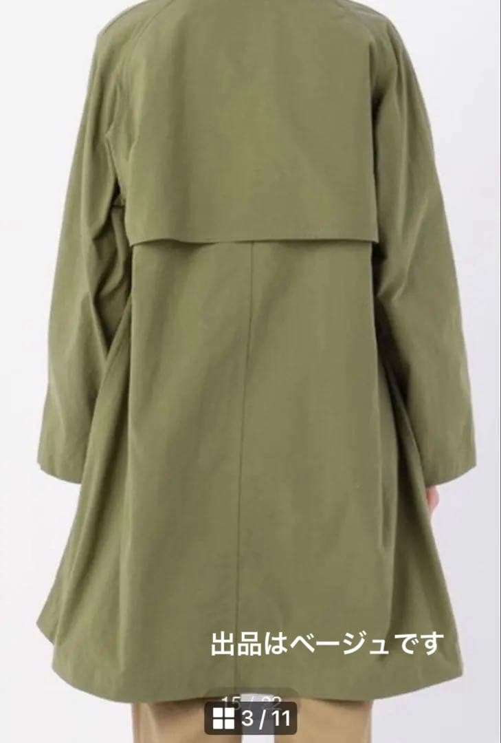 値下げ!ORCIVAL bshop別注ナイロンOXコート WOMENベージュ