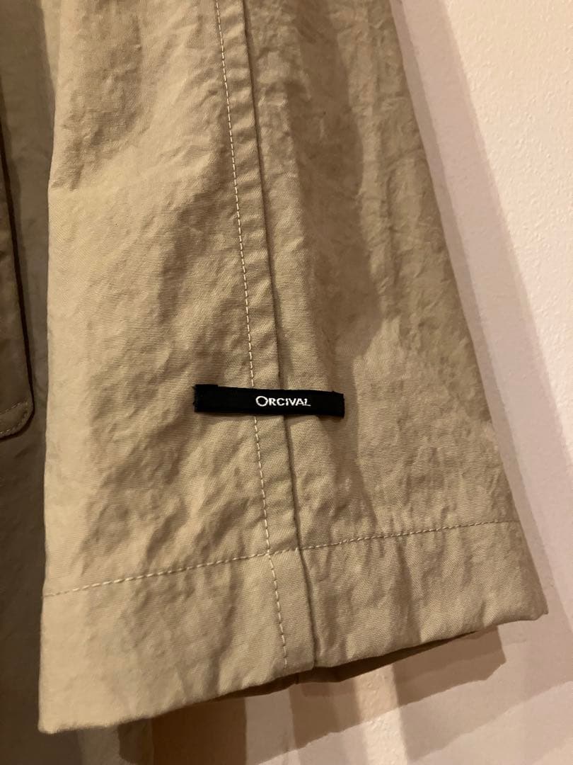 値下げ!ORCIVAL bshop別注ナイロンOXコート WOMENベージュ