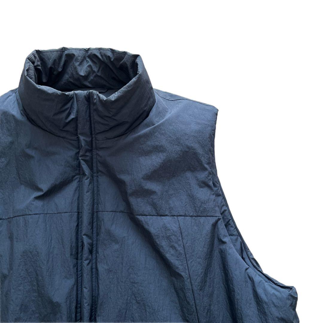 kaptain sunshine/Padding Vest/美品/ネイビー/36