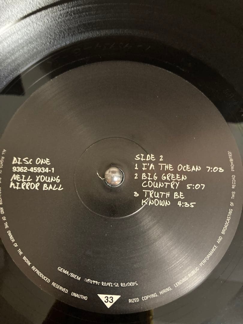 Neil Young / Mirror Ball (2枚組LP)