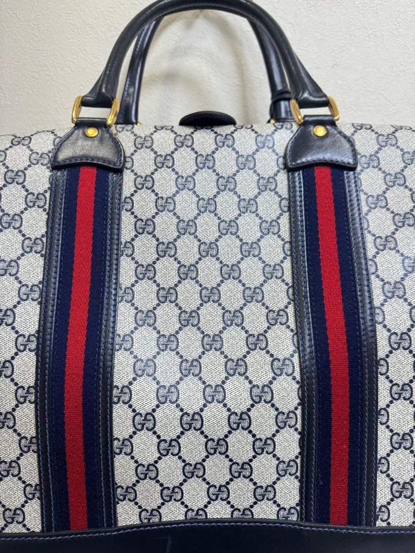 【希少】GUCCI グッチ シェリーライン 大型ハンドバッグ
